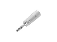 Adam hall 4 STAR A JM3 XM3 Adapter 6.3 mm jack stereo to XLR male Adam hall 4 STAR A JM3 XM3 Adapter 6.3 mm jack stereo to XLR male